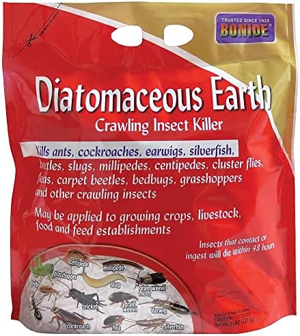 Bonide Diatomaceous Earth Crawling Insect Killer, 5 lbs. Fast Acting and Long Lasting Pesticide for Indoor or Outdoor Use
