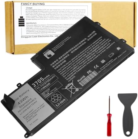 43Wh TRHFF Laptop Battery for DELL Inspiron 14 5442 14 5443 14 5445 14 5447 14 5448 14 5457 15 5542 15 5543 15 5545 15 5547 15 5548 15 5557 DELL Latitude 3450 3550 0PD19 1V2F6 P39F P49G P51G 7P3X9