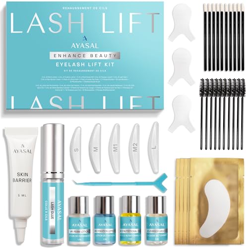 Lash Lift Kit: Korean Formula Eyelash Perm, Non-Irritating Gentle Eyelash Lift Kit, Thio-Free Formula for Lash Lifting - with Detailed Instructions for Home Use