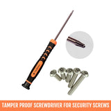 T8 Torx Screwdriver,TECKMAN TR8 Torx Security Screwdriver for Macbook,HDD,PS3,PS4,Xbox one and Xbox 360 Controllers Repair