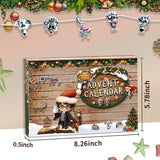 Christmas Advent Calendar 2024 for Girls and Boys With 24 Days Unique Gift Christmas Countdown Calendar Blind Box DIY Creative Charm Pendant Bracelet