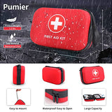 First-Aid-Kit-for-Car-Home-Travel-Camping, 263pcs Compact Waterproof Hard Case, Public Emergency All Purpose Survival Kits - Perfect for Businesses, Boat, Sports, Hiking, Vehicles (PUMIER)