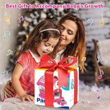 Aitbay Toys for 1 Year Old Girl Gifts: Baby Musical Toys 6-12 12-18 Months 8-in-1 Multi-Functional House - Montessori Educational Toys for Toddlers 1-3 - First Christmas 1st Birthday Gifts