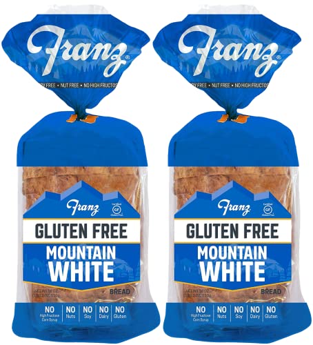 Franz Gluten Free Mountain White Sliced Bread 2 PACK, (2x18 oz)