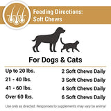 Vet Classics Salmon Oil Pet Supplement for Healthy Skin, Glossy Coats – Dog Coat Supplement, Cat Skin Supplement – Includes Omega-3, 6, 9, Source of DHA, EPA – Soft Chews 90 Ct.