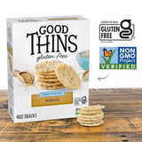 Good Thins Sesame Rice Snacks Gluten Free Crackers, 6-3.5 oz Boxes