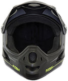 DEMON United Podium Fullface Bike Helmet- 13 Vents- Lightweight- Breathable (Black/Grey, Medium)