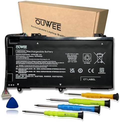 SE03XL Laptop Battery Compatible with HP Pavilion 14 14-AL000 14-AL125TX 14-AL136TX Series SE03041XL HSTNN-LB7G HSTNN-UB6Z TPN-Q171 849568-421 849568-541 849908-850 11.55V 41.5Wh 3615mAh