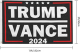 Trump Vance 2024 Flag 3x5 Double Stitched and 2 Brass Grommets Banner for Outdoor Indoor Yard Room Wall Decor Tapestry Hanging Banner