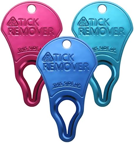 3 Pack Tick Remover Tool Portable, Tick Removal for Pet and Humans, Safe and Reliable, Pain-Free, Essential Tools for Outdoor Activities
