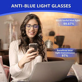 BLUEMOKY Blue Light Reading Glasses for Men，Sport Square Frame Readers, Anti Glare Computer Glasses(Black,3.00)