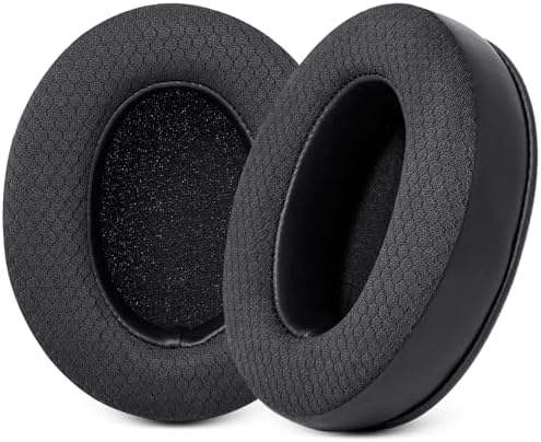 Replacement Ear Pads for Sennheiser HD280/HD280-13/HD280-Pro/HD281/HMD280/HMD280 Pro/HMD280-13/HMD281/HMD281 Pro Headphones, Earpads Cushions with Upgrade Memory Foam - Black