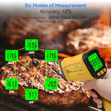 Surpeer Infrared Thermometer pyrometer Temperature Gun -58°F to 1796°F, 30:1 Distance Ratio, Laser IR Temp Gun for Cooking, Pizza Oven, Engine, Kilns, Forges, Industry, and Home Repair.