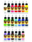 SCREAM INK Tattoo 20Pack Set 1oz Bottles Tattoo Supplies