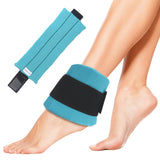 Comfcube Ice Pack for Injuries, Reusable 2 Hours Long Lasting Flexible Cold Ice Pack Wrap for Swelling, Bruises, Sprain, Joint and Muscle Pain Relief, for Ankle, Wrist, Elbow & More Green