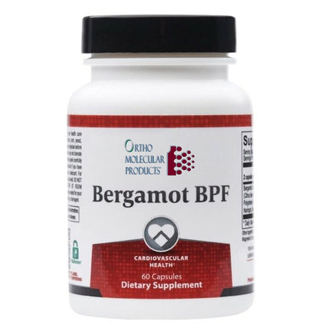Bergamot Bpf Ortho Molecular - Promotes Healthy Cholesterol Levels, Multidimensional Support Cardiovascular Health, Supports Healthy Coq-10 Levels, Preserves Arterial Health and Elasticity - 60 Count