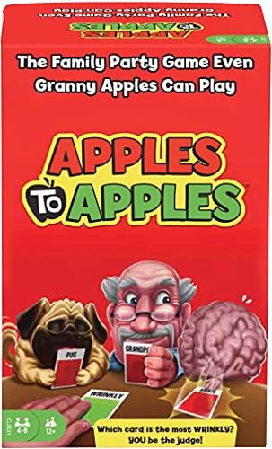 Mattel Games Apples to Apples Card Game with Family-Friendly Words to Make Crazy Combinations for Kids, Adults, Families, Parties