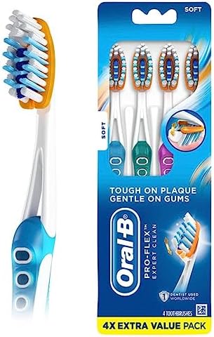 Oral-B Pro-health Advanced Manual Toothbrush, 38 Soft, 4 Count