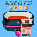 Paraffin Wax Refill for Hands and Feet | FLEUR DE SPA | Made in USA | With Acai, Coconut Oil, Jojoba, Aloe | Hydrates Dry Skin - At-Home Spa Experience