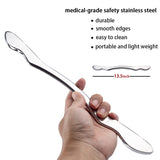 Allshow Gua Sha Scraping Massage Tool, IASTM Tools, Long Bar Tool for Large Muscles, Great Soft Tissue Mobilization Tool, 13.5 inch Long (A)