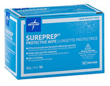 Medline SurePrep Skin Protective Barrier, Wipe - Premium Quality Medical Supplies for Skin Care and Protection, Pack of 50