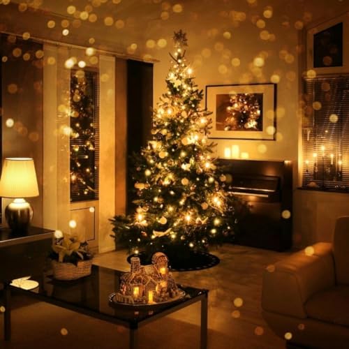 3Pack 99Ft 300LED Battery Operated Fairy Lights with Remote, Waterproof Battery Christmas String Lights with Timer, Twinkle Lights for Bedroom Christmas Decorations (Warm White)