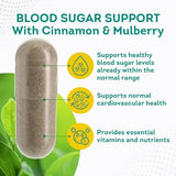 PurePremium Blood Sugar Support Capsules – Natural Blend – 120 Count