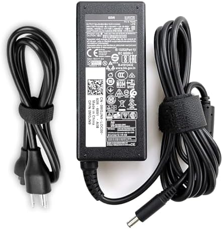 65W Laptop Charger Fit for Dell Inspiron 15-3000 15-7000 15-5000 17-7000 17-5000 17-3000 13-7000 11-3000 Series Latitude 3520 3420 3310 la65ns2-01 0MGJN9 19.5V 3.34A AC Adapter Power Cord