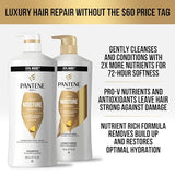 Pantene Shampoo, Conditioner and Hair Treatment Set, Daily Moisture Renewal for Dry Hair, Safe for Color-Treated Hair, 52.8 Oz (Pack of 2)