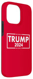 iPhone 14 Pro Max Pro Donald Trump Men Women Trump 2024 For President Red Case