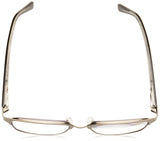 Foster Grant Men's Donovan Square Reading Glasses, Gunmetal/Transparent, 53 mm (+ 1.75)