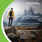 Natures Plus GI Natural Total Digestive Wellness - 90 Bi-Layered Tablets, Pack of 2 - with L-Glutamine, Probiotics, Prebiotics & Enzymes - Gluten Free - 60 Total Servings