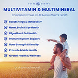 NutraChamps Men's Multivitamin Gummies | Vitamins A, B, C, D, E, Biotin, Folic Acid | Daily Multivitamin for Men | Chewable Men's Gummy Multivitamins | Bone, Brain, Heart, Immune & Energy Supplement