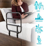 Able Life Bedside Extend-A-Rail, Adjustable Senior Bed Safety Rail and Bedside Standing Assist Grab Bar