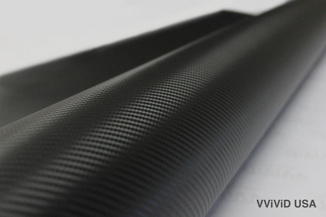 VVIVID® XPO Black Carbon Fiber Car Wrap Vinyl Roll with Air Release Technology (1.5ft x 5ft)