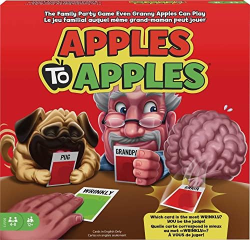 Mattel Games Apples to Apples Party in a Box Family Game with More Than 500 Cards for Game Nights & Parties