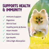 Health Extension Lifetime Multivitamin and Minerals for Dogs & Puppies, Supplements for Immune System, Digestion, Joint Support, Coat & Skin, Contains Vitamin A, D, E, K, B12, 180 Tablets