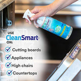 CLEANSMART Daily Surface Spray Disinfectant Kills 99.9% of Viruses, Bacteria, Mold and Fungus, 16 oz Bottle (Pack of 3)