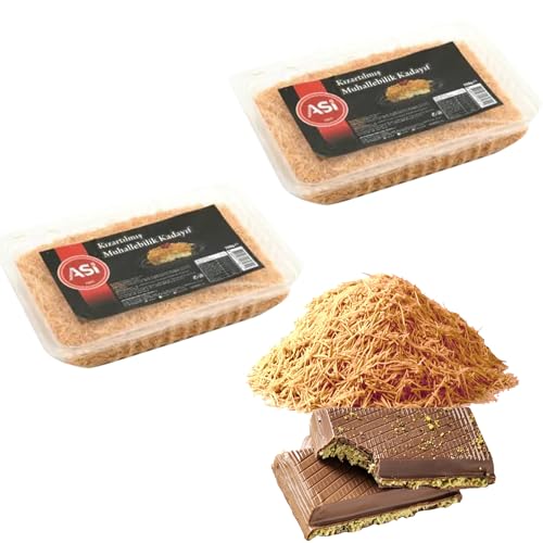 400g/ 14 oz, Cooked & Dried Chopped Kataifi for Dubai Chocolate | Ready-to-Use Shredded Fillo Dough (Kadayıf/Kunafa) | Vacuum-Sealed for Freshness, ship from Turkey