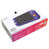 CRKD Nitro Deck Limited Edition with Carry Case - Professional Handheld Deck with Zero Stick Drift for Nintendo Switch and Switch OLED (Retro Purple - Nostalgia Collection)