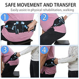 Gait Belt for Seniors Transfer Gate Belts with 3 Handles for Lifting Elderly