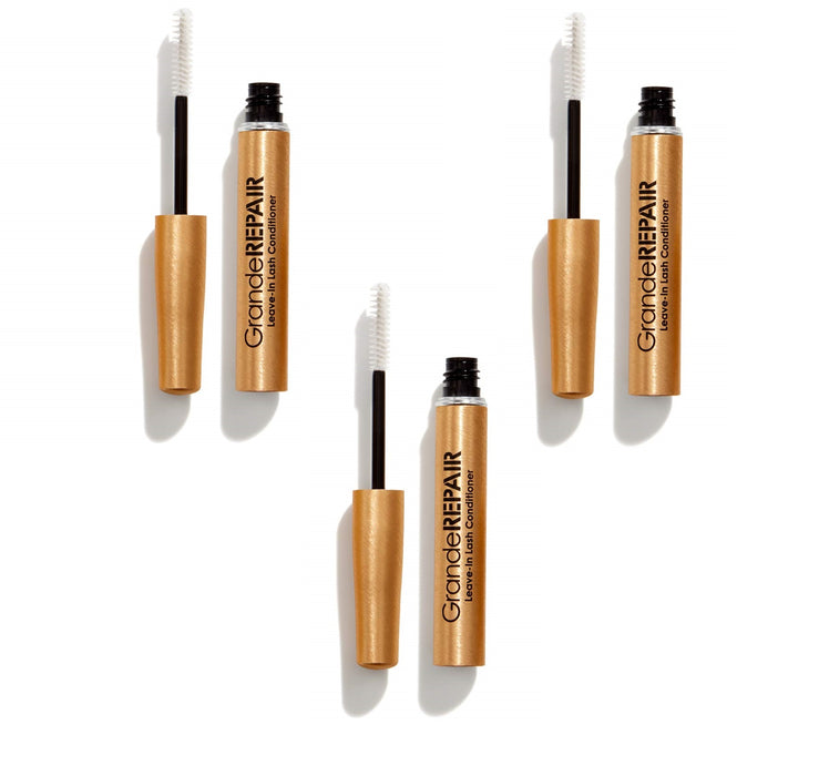 GRANDE COSMETICS GrandeREPAIR Leave-In Lash Conditioner Sealed 0.07 fl oz (Pack of 3)
