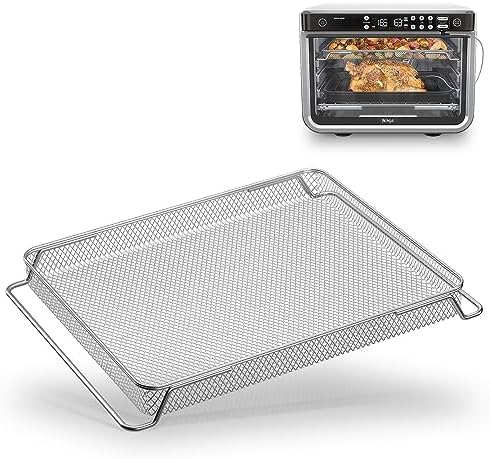 for Ninja Foodi Replacement Air Fryer Oven Basket, Original Replacement Baking Trays for NINJA DT201 DT251 Foodi Digital Air Fryer Oven, Mesh Basket, Ideal Accessories for Frying and Dehydrating
