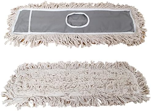 2 Pack of 24 Cotton Refills for Industrial Class Floor Dust mop Series Can be fit with Others