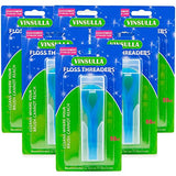 VINSULLA Floss Threaders for Braces, Bridges, and Implants 300 Count (Pack of 6)