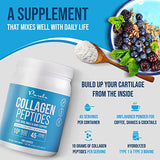 PureLx Collagen Peptides Powder - Unflavored Hydrolyzed Collagen Protein Powder for Coffee & Shakes - Keto Supplement - Non GMO Bovine Collagen Type 1 and 3-16 oz