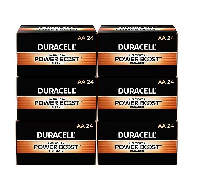 DURACELL MN1500BKD CopperTop Alkaline Batteries, AA, 144/CT