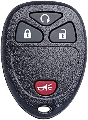 Remote Key Fob Replacement Fits for Chevy Silverado Avalanche Equinox Express Traverse Captiva GMC Sierra 1500 2500 Acadia Savana Yukon Buick Enclave Cadillac Escalade Pontiac Torrent Saturn Outlook