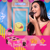 Alpha Prime Supplements Prime Bites Protein Brownie from AP Sports Regimen | 16-17g Protein | 5g Collagen | Delicious Guilt-Free Snack | 12 bars per box (Glazed Chocolate Donut)