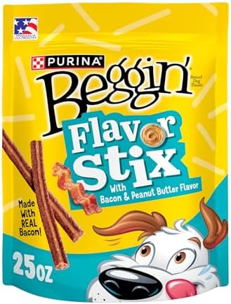 Purina Beggin’ Flavor Stix With Bacon & Peanut Butter Flavor - 25 oz. Pouch